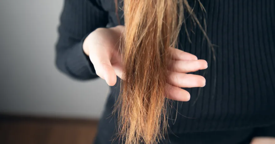 damaged hair