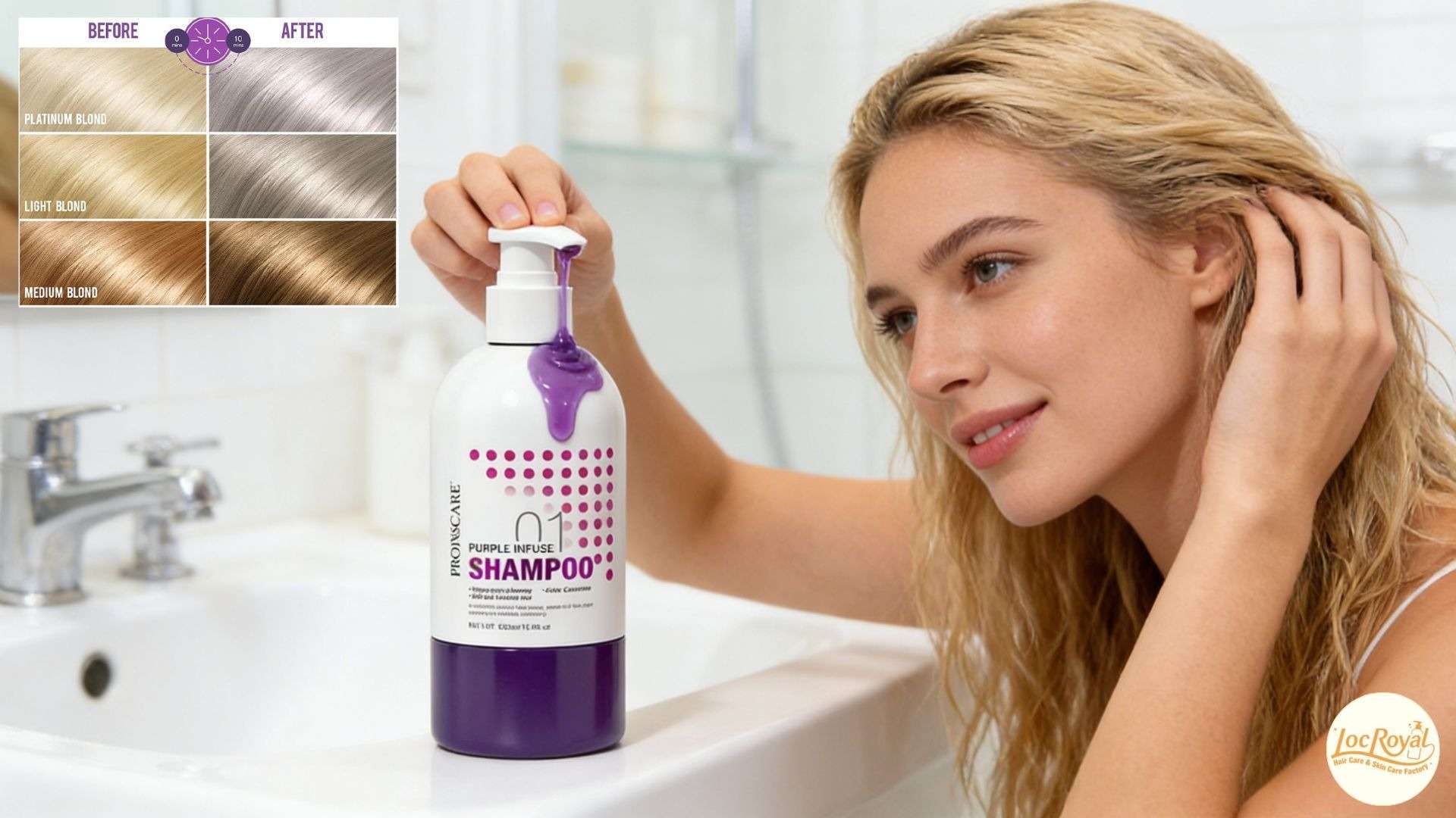 Purple Shampoo for Blonde & Silver Hair