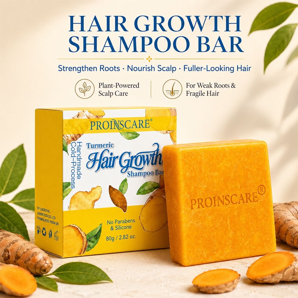 Natural vegan turmeric hair growth shampoo