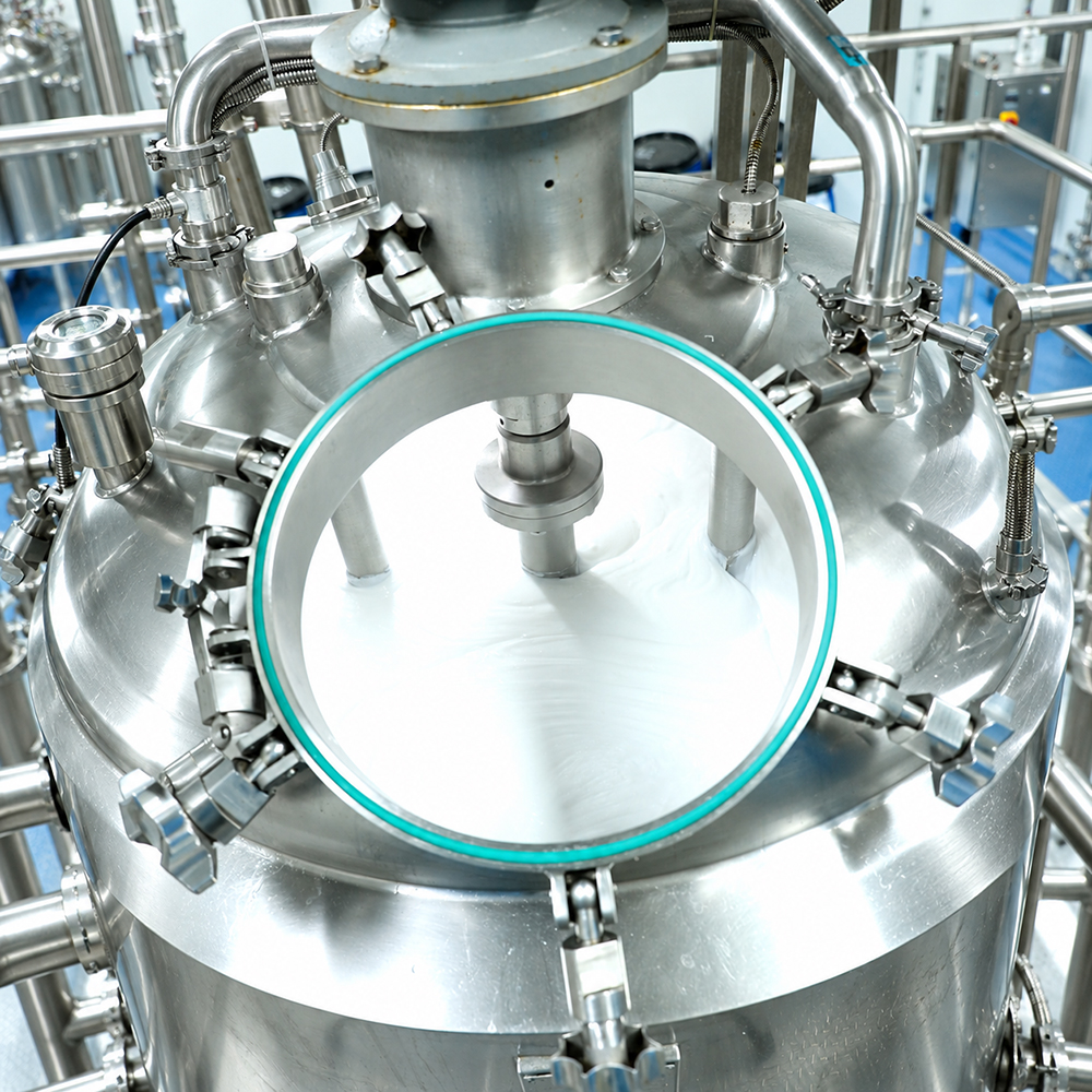 Shampoo emulsification and mixing equipment