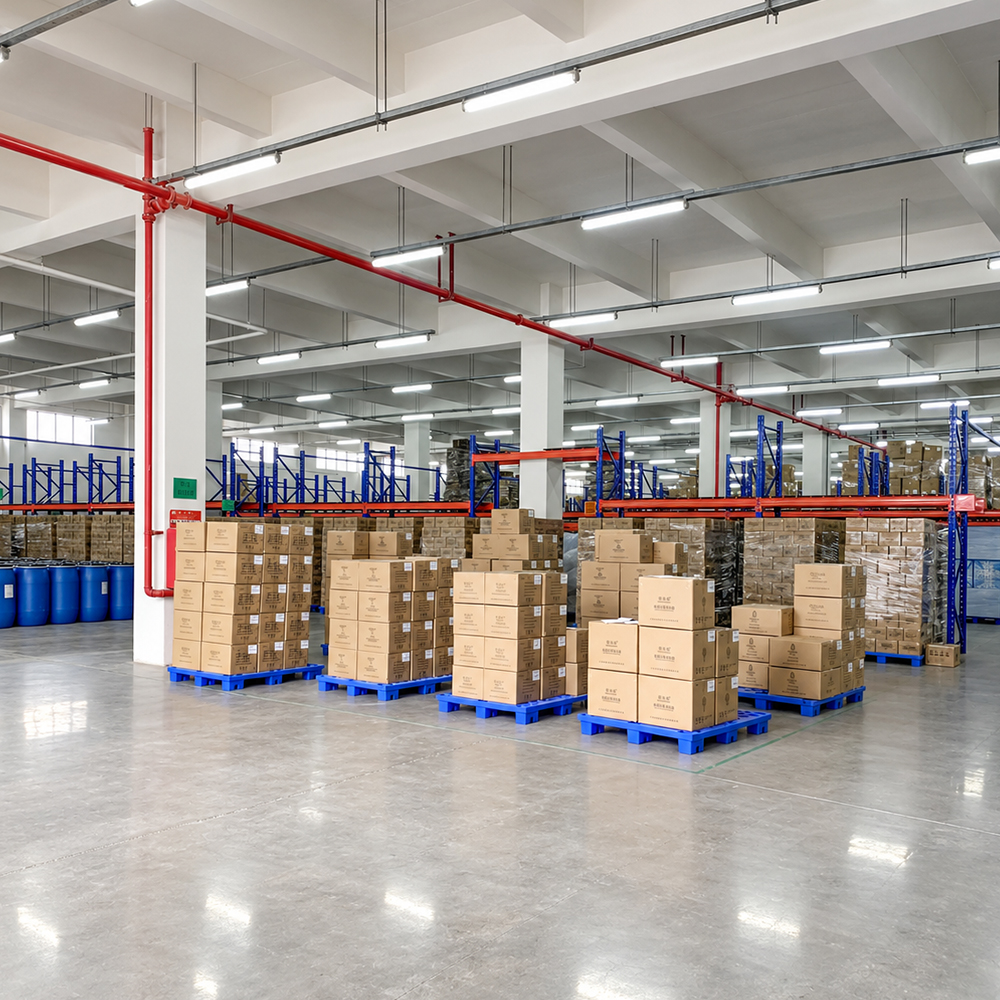 Finished shampoo warehouse